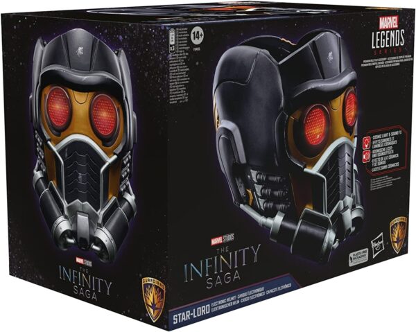 Marvel Legends Series Star-Lord Premium Electronic Roleplay Helmet - Image 4