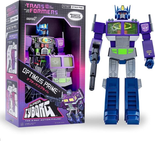 Super7 Transformers Optimus Prime﻿ (Shattered Glass Purple) 11 in Super Cyborg - Image 9