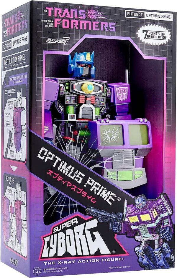 Super7 Transformers Optimus Prime﻿ (Shattered Glass Purple) 11 in Super Cyborg - Image 10