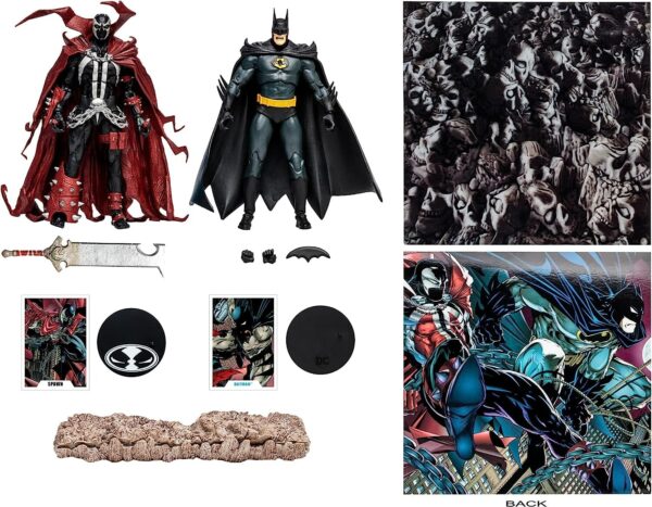 DC COLLECTOR ACTION FIGURE 2-PACK - BATMAN & SPAWN - Image 5