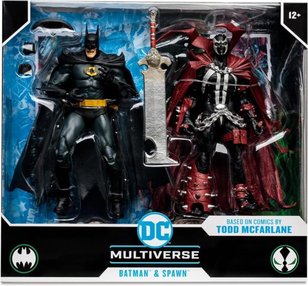 DC COLLECTOR ACTION FIGURE 2-PACK - BATMAN & SPAWN - Image 8