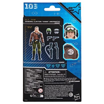 G.I. JOE CLASSIFIED SERIES GENERAL CLAYTON "HAWK" ABERNATHY, 103 6"ACTION FIGRE - Image 6