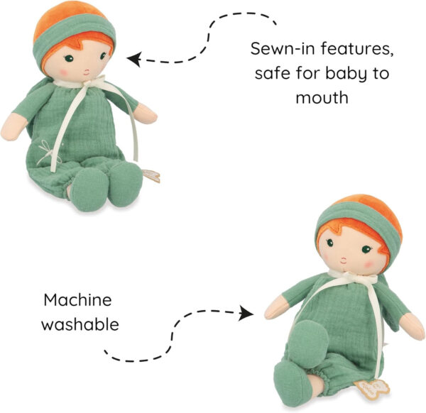 Kaloo Tendresse Olivia My 1st Fabric Doll 25 cm Rag Doll Gift Box 0M+ - Image 7