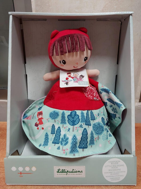 Little Red Riding Hood Reversible Soft Toy 12 Months Plus - Lilliputiens - Image 10