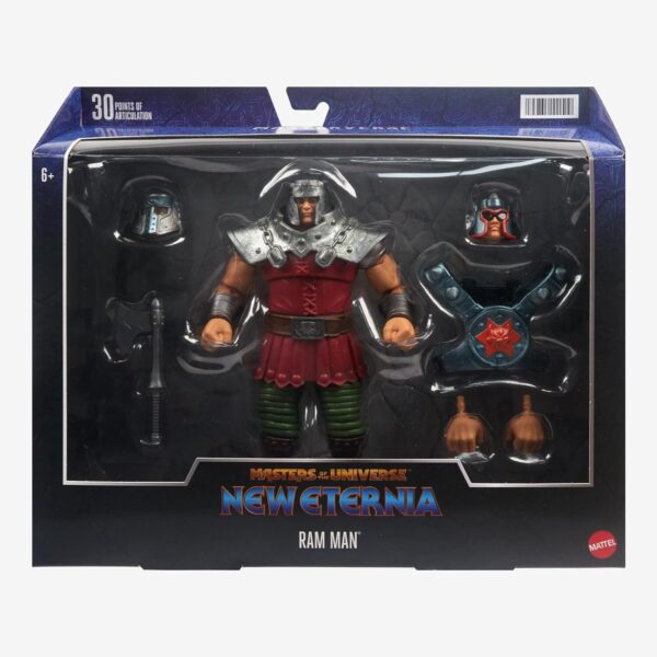 MASTERS OF THE UNIVERSE MASTERVERSE NEW ETERNIA RAM MAN DELUXE 7" INCH - Image 8