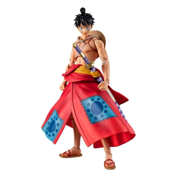 MEGAHOUSE One Piece Luffy Taro Figure Variable Action Heroes 17 cm, Mehrfarbig - Image 3