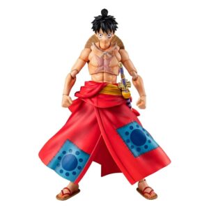 MEGAHOUSE One Piece Luffy Taro Figure Variable Action Heroes 17 cm, Mehrfarbig