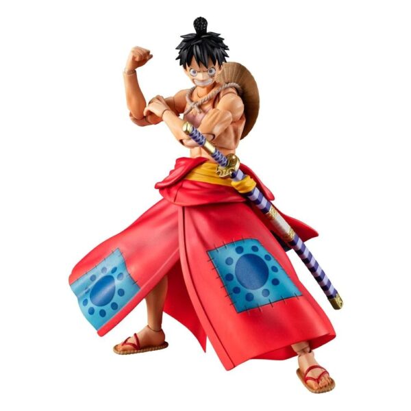 MEGAHOUSE One Piece Luffy Taro Figure Variable Action Heroes 17 cm, Mehrfarbig - Image 5