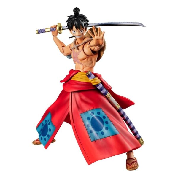 MEGAHOUSE One Piece Luffy Taro Figure Variable Action Heroes 17 cm, Mehrfarbig - Image 8