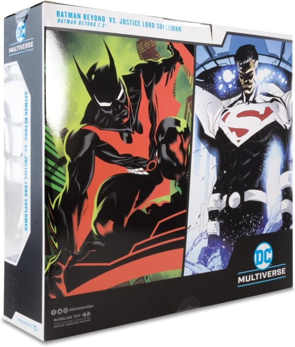 McFarlane - DC Collector 2Pk - Batman Beyond Vs Justice Lord Superman - Image 17