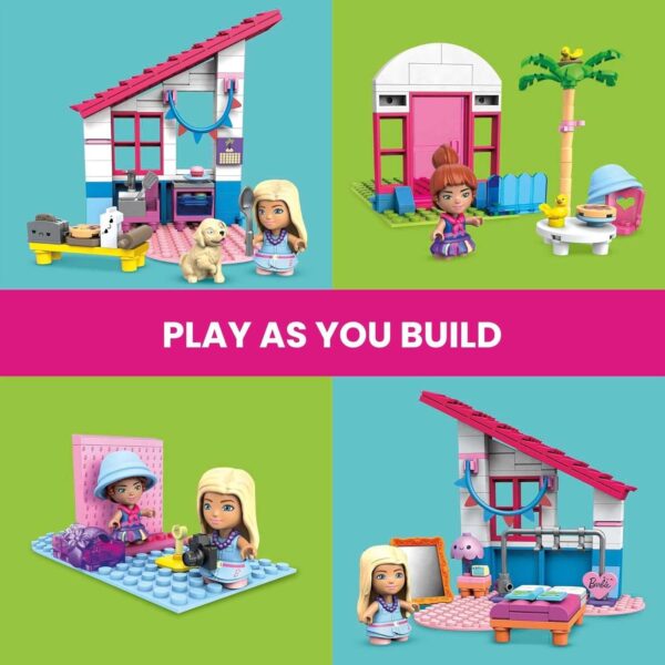 Mega Bloks - Barbie Malibu House (303 Pieces) - Image 4