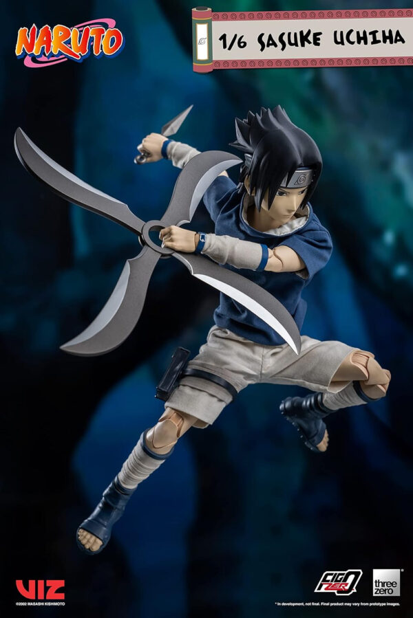 Naruto Sasuke Uchiha FigZero 1:6 Scale Action Figure - Image 6