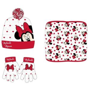 Official DISNEY Disney Minnie winter set snood hat gloves