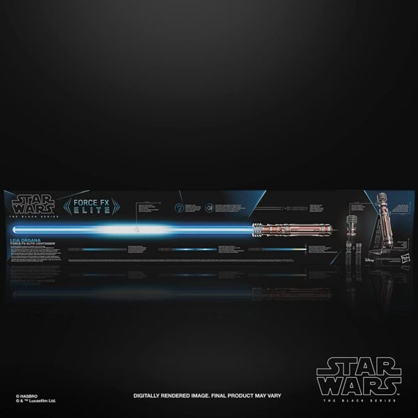 Star Wars-Black Series Leia Organa Force Elite Lightsaber with Adv LED,Sound FX - Image 9