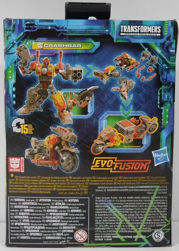 TRANSFORMERS 2023 LEGACY EVOLUTION CRASHBAR DELUXE CLASS ROBOT FIGURE MIB SEALED - Image 13