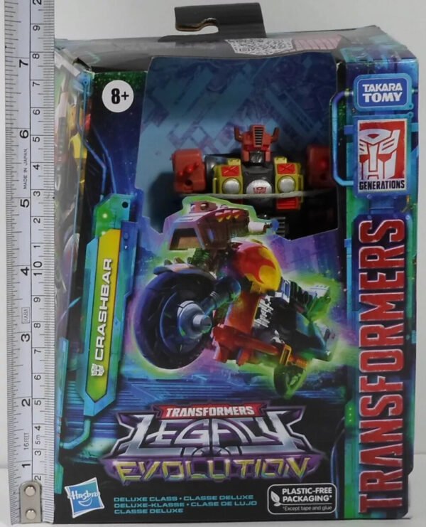 TRANSFORMERS 2023 LEGACY EVOLUTION CRASHBAR DELUXE CLASS ROBOT FIGURE MIB SEALED
