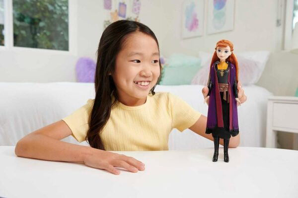 Disney Princess Dolls, Anna Posable Fashion Doll with Accessories - Image 3