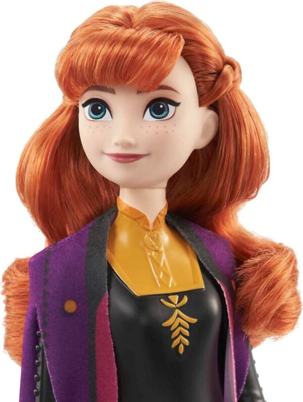 Disney Princess Dolls, Anna Posable Fashion Doll with Accessories - Image 4
