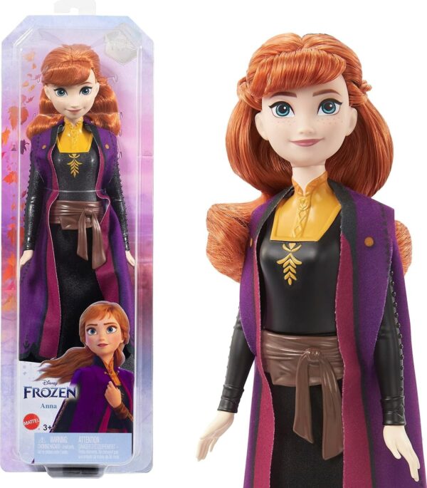 Disney Princess Dolls, Anna Posable Fashion Doll with Accessories