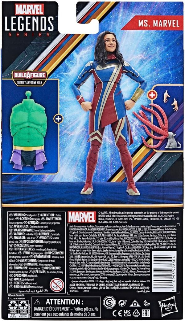 Hasbro Marvel Legends Series Ms. Marvel, The Marvels 6-Inch Action Figures - Image 4