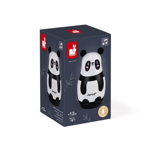 Janod - Panda Wooden Music Box - Children's Room Decoration - Suitable for child - Image 6