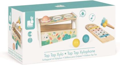 Janod Tap Tap Xylo Pure 2-in-1 Baby Musical Instrument - Awakening and Education - Image 6