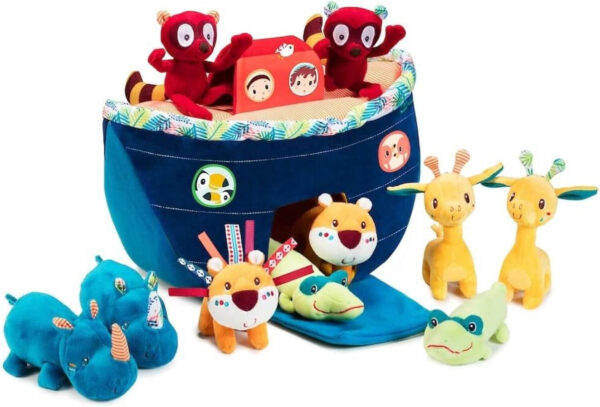 LILLIPUTIENS - My First Noah's Ark - Educational Activity Toy with Plush Animals