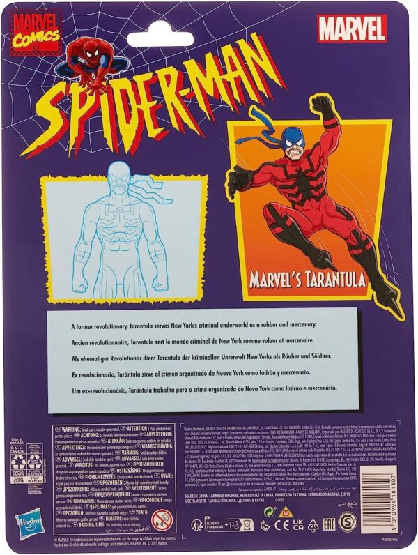 Marvel Hasbro Legends Series Tarantula, Spider-Man Legends Collectible 6 Inch - Image 4