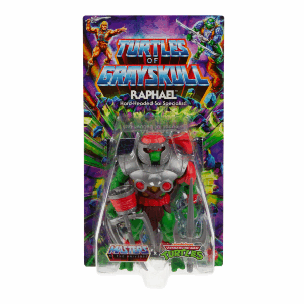 Masters Of The Universe Origins Turtles Of Grayskull Raphael Action Figure Toy - Image 3