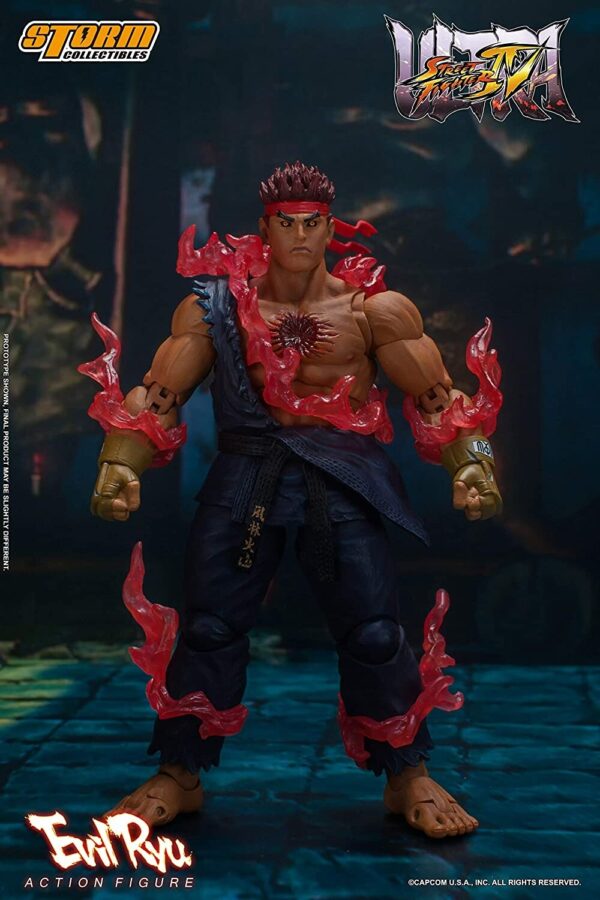 Storm Collectibles Ultimate Street Fighter IV Evil Ryu 1/12 Scale Action Figure - Image 3