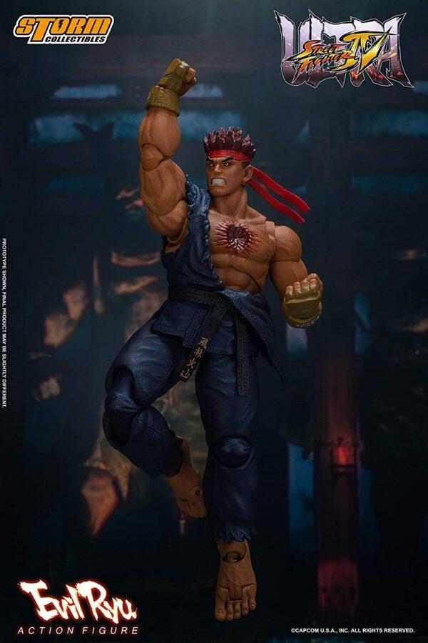 Storm Collectibles Ultimate Street Fighter IV Evil Ryu 1/12 Scale Action Figure - Image 5