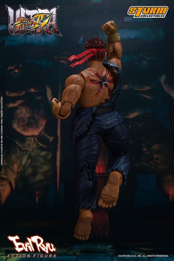 Storm Collectibles Ultimate Street Fighter IV Evil Ryu 1/12 Scale Action Figure - Image 6