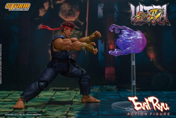 Storm Collectibles Ultimate Street Fighter IV Evil Ryu 1/12 Scale Action Figure - Image 9