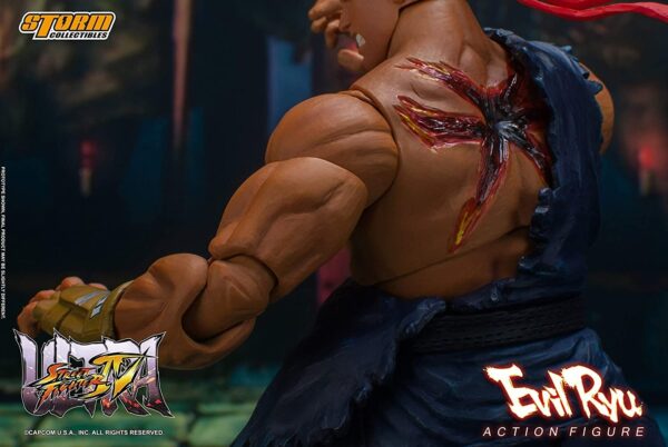 Storm Collectibles Ultimate Street Fighter IV Evil Ryu 1/12 Scale Action Figure - Image 10