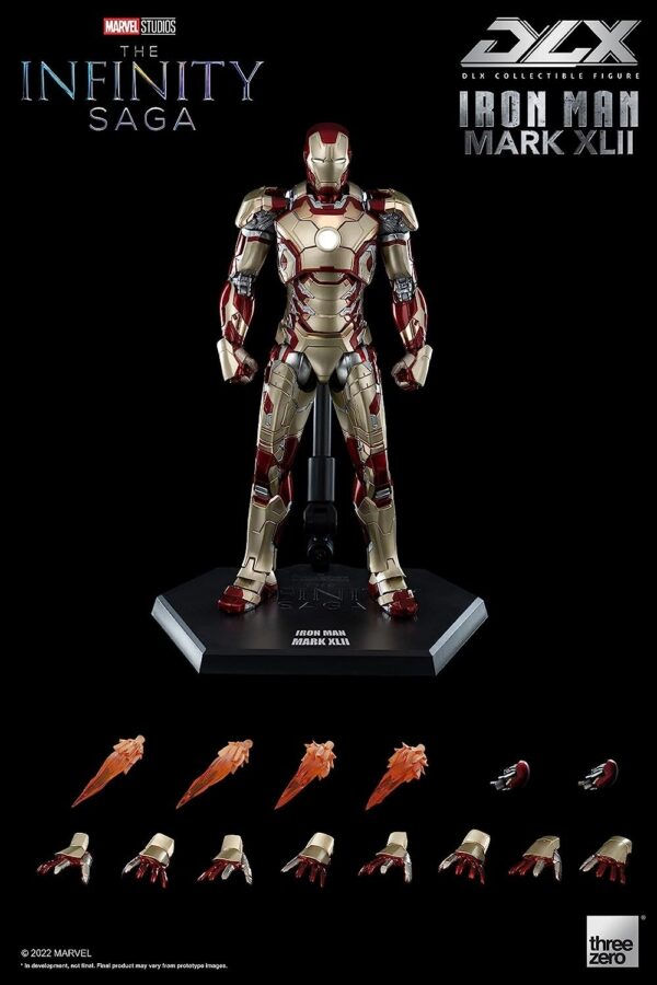 ThreeZero -Marvel Infinity Saga -Iron Man Mark 42 Deluxe 1/12 Scale - Image 10