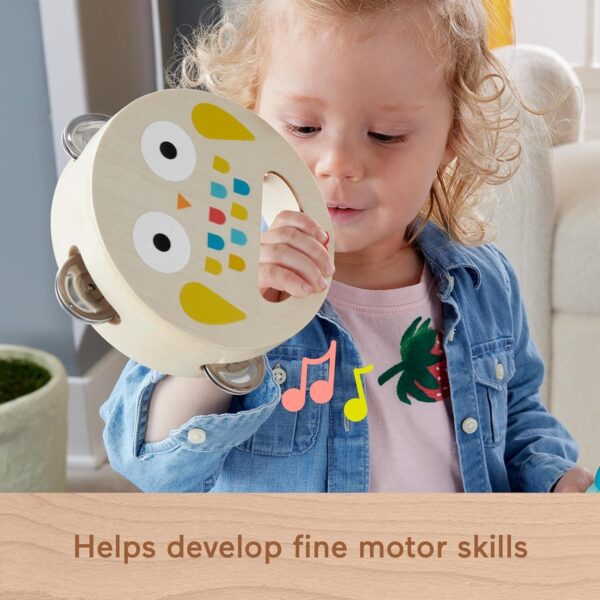 Fisher-Price Toddler Toy Wooden Musical Instruments Gift Set with 6 Wood Piec... - Image 7