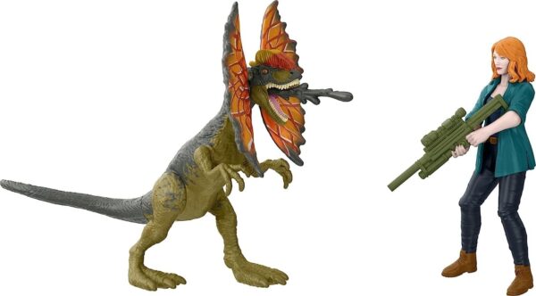 Jurassic World Camp Cretaceous Claire and Dilophosaurus Action Fig Set - Image 4
