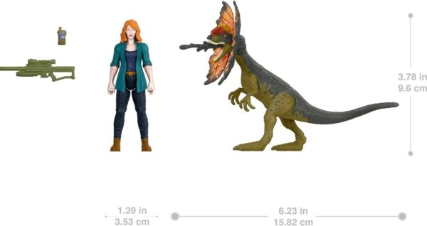 Jurassic World Camp Cretaceous Claire and Dilophosaurus Action Fig Set - Image 6