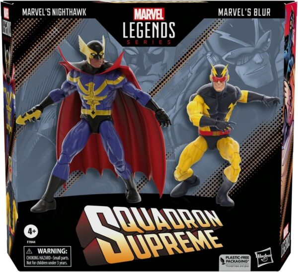 MARVEL LEGENDS SERIES 6-INCH ACTION FIGR 2-PCK - MARVEL'S NIGHTHAWK & BLUR - Image 3