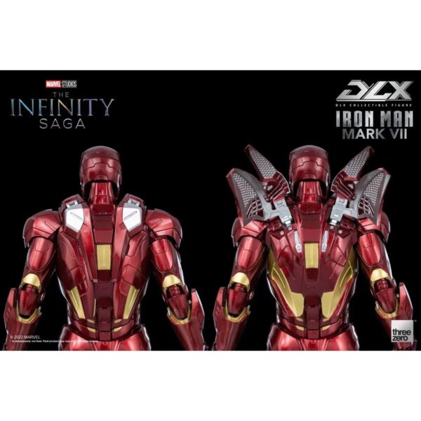 MARVEL STUDIOS: THE INFINITY SAGA IRON MAN MARK 7 DLX ACTION FIGURE - THREEZERO - Image 11