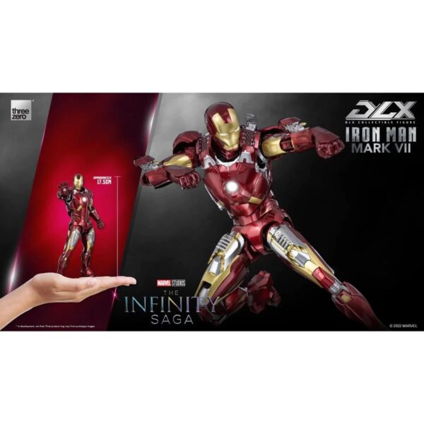 MARVEL STUDIOS: THE INFINITY SAGA IRON MAN MARK 7 DLX ACTION FIGURE - THREEZERO - Image 12