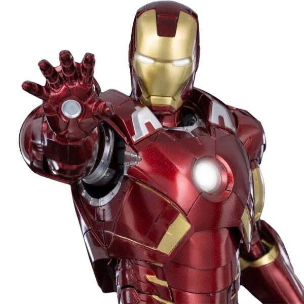MARVEL STUDIOS: THE INFINITY SAGA IRON MAN MARK 7 DLX ACTION FIGURE - THREEZERO - Image 3