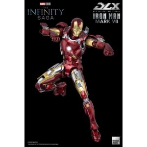 MARVEL STUDIOS: THE INFINITY SAGA IRON MAN MARK 7 DLX ACTION FIGURE - THREEZERO