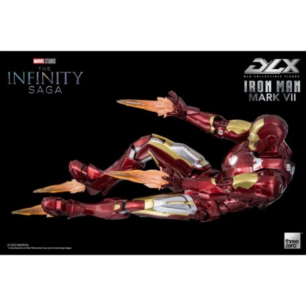 MARVEL STUDIOS: THE INFINITY SAGA IRON MAN MARK 7 DLX ACTION FIGURE - THREEZERO - Image 6
