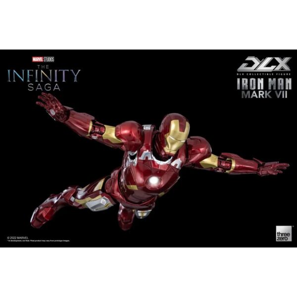 MARVEL STUDIOS: THE INFINITY SAGA IRON MAN MARK 7 DLX ACTION FIGURE - THREEZERO - Image 7