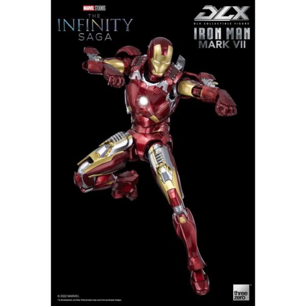 MARVEL STUDIOS: THE INFINITY SAGA IRON MAN MARK 7 DLX ACTION FIGURE - THREEZERO