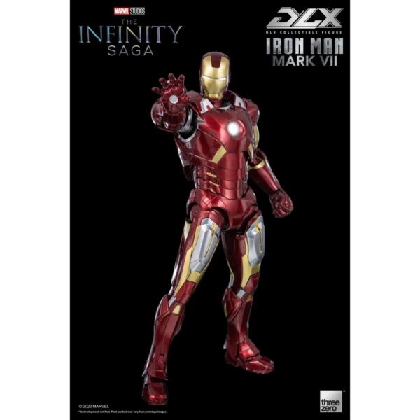 MARVEL STUDIOS: THE INFINITY SAGA IRON MAN MARK 7 DLX ACTION FIGURE - THREEZERO - Image 8