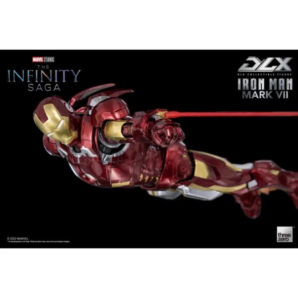 MARVEL STUDIOS: THE INFINITY SAGA IRON MAN MARK 7 DLX ACTION FIGURE - THREEZERO - Image 9