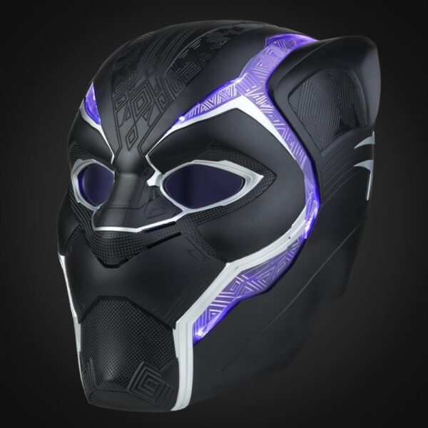 Marvel Legends Series Black Panther Premium Electronic Role Play Helmet - Image 5