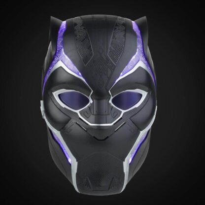 Marvel Legends Series Black Panther Premium Electronic Role Play Helmet - Image 7